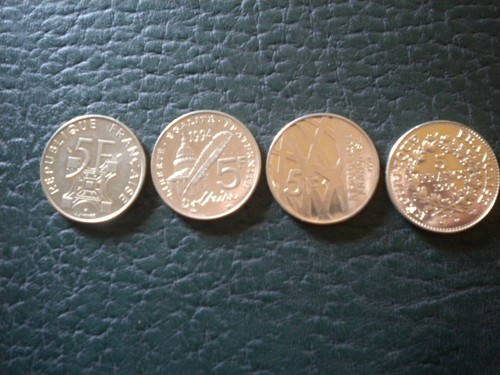 Lot pieces 5 francs - lot,