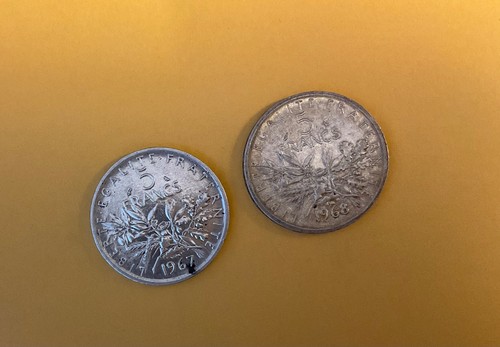 Francs 1967 5 - 1967, 1968