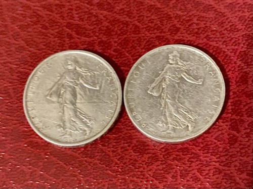Lot pièces 5 francs - lot,