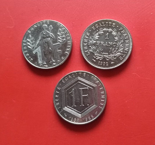 Lot monnaie france franc - 1,