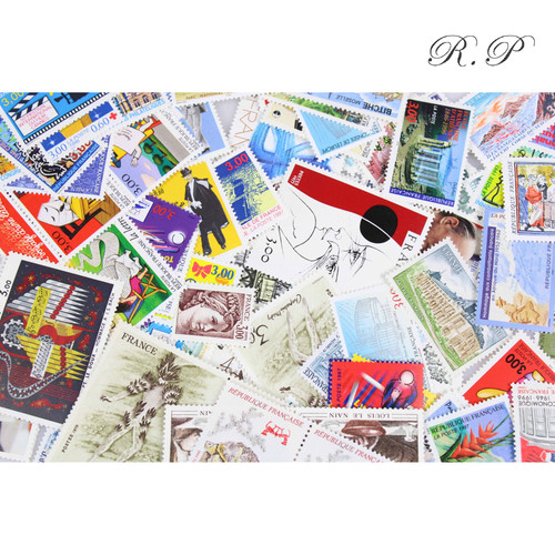 Lot 100 timbres france - lot,