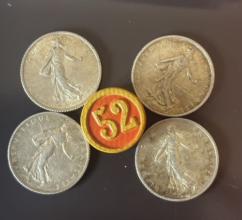 Lot pieces 1 franc - pieces,