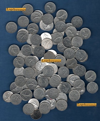 Lot 100 pièces franc - lot,