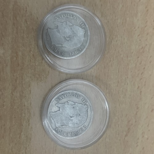 Lot pieces napoléon iii 1 - 2,
