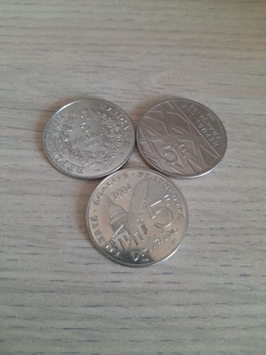 Lot francs commémoratives - lot,