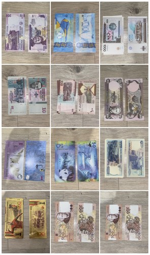 Lotto banconote mondiali 1 - lotto, (1