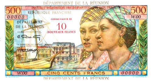 Lot billets franc - 8,