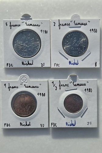 Lot franc 2 francs - franc,,