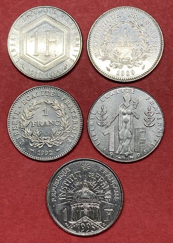 Lot pièces franc - lot, 5