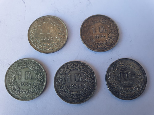 Lot pieces franc argent - lot,