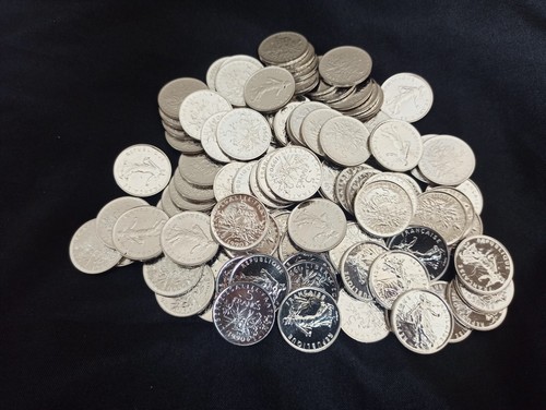 Lot 100 francs semeuse - x,