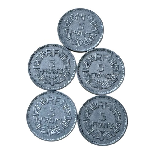 Lotto pezzi 5 franchi - 5,